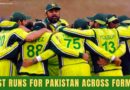 most runs for pakistan in international cricket