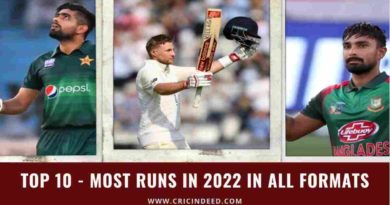 most runs in 2022 all formats