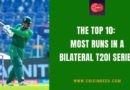 most runs in a bilateral 2-team T20 tournaments