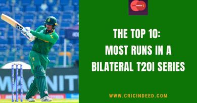 most runs in a bilateral 2-team T20 tournaments
