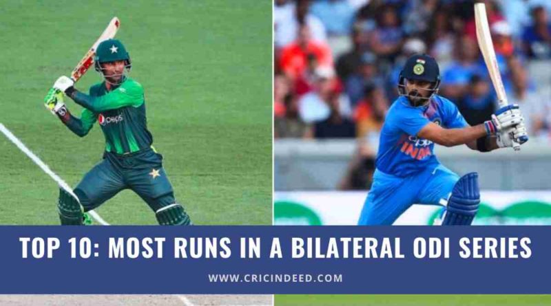 most runs in a bilateral odi series