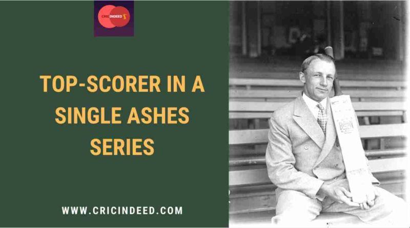 most runs in a single ashes series