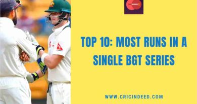 most runs in a single border gavaskar series