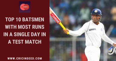 most runs in a single day of a test match