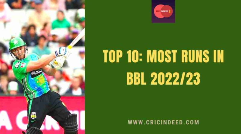 most runs in bbl 12