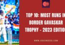 most runs in bgt 2023