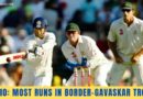 most runs in border gavaskar trophy