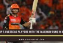 Most runs in IPl by overseas players