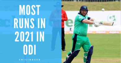 Most runs in odi in 2021
