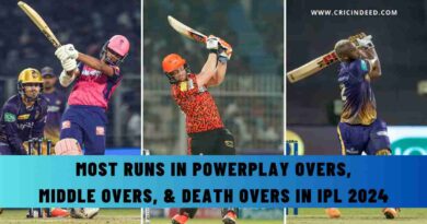 Most Runs in Powerplay Overs, Middle Overs, & Death Overs in IPL 2024