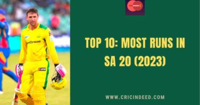 most runs in sa 20 2023