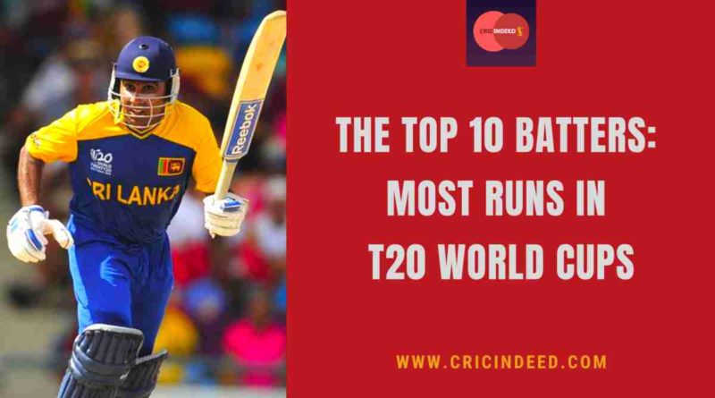 most runs in t20 world cup