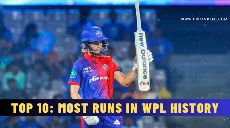 Top 10: Most Runs in WPL History