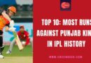 most runs versus pbks in ipl