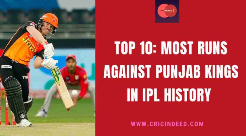 most runs versus pbks in ipl