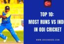 most runs vs india in odi