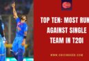most runs vs one team in t20i