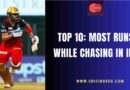 most runs while chasing in ipl