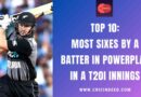 Top 10: Most Sixes by a Batter in Powerplay in a T20I Innings