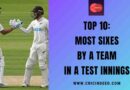 Top 10: Most Sixes by a Team in a Test Innings