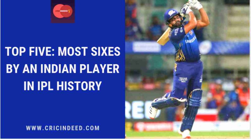 most sixes by an indian player in ipl