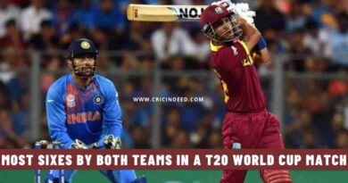 Top 10: Most Sixes by Both Teams in a T20 World Cup Match