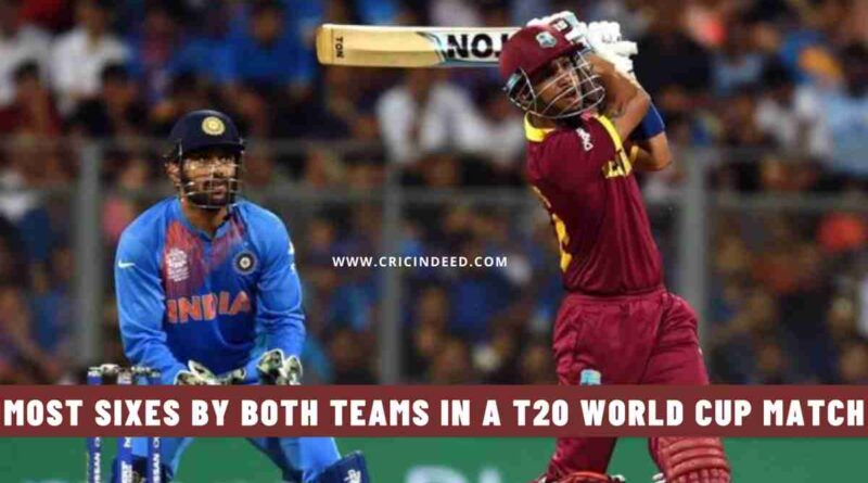 Top 10: Most Sixes by Both Teams in a T20 World Cup Match