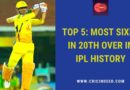 most sixes in 20th over in ipl
