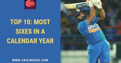 most sixes in a calendar year all formats