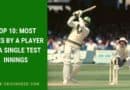 most sixes in a single test innings