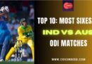 most sixes in ind vs aus odi matches