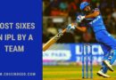 Most Sixes in IPL by a team