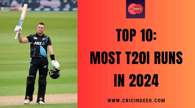 Most T20I Runs in 2024