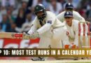 most test runs in a calendar year