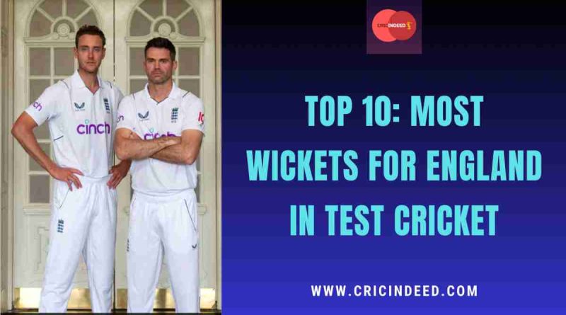 most test wickets for england