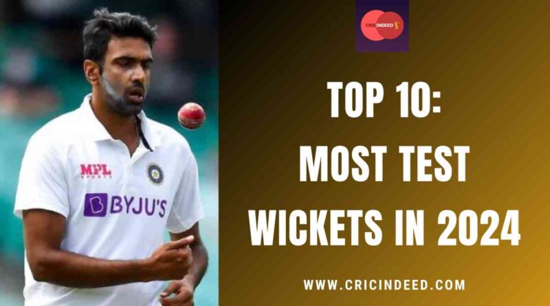 Most Test Wickets in 2024