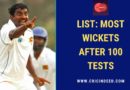 most wickets after 100 tests