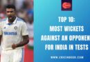 Top 10: Most Wickets Against an Opponent for India in Tests