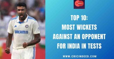 Top 10: Most Wickets Against an Opponent for India in Tests