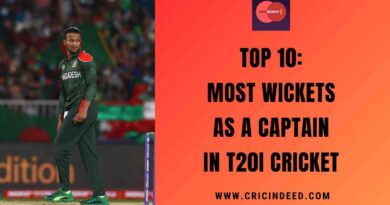 Top 10: Most Wickets as a Captain in T20I Cricket