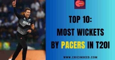 Most Wickets by Pacers in T20I