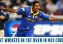 most wickets in 1st over in odi