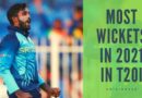 most wickets in 2021 in t20I