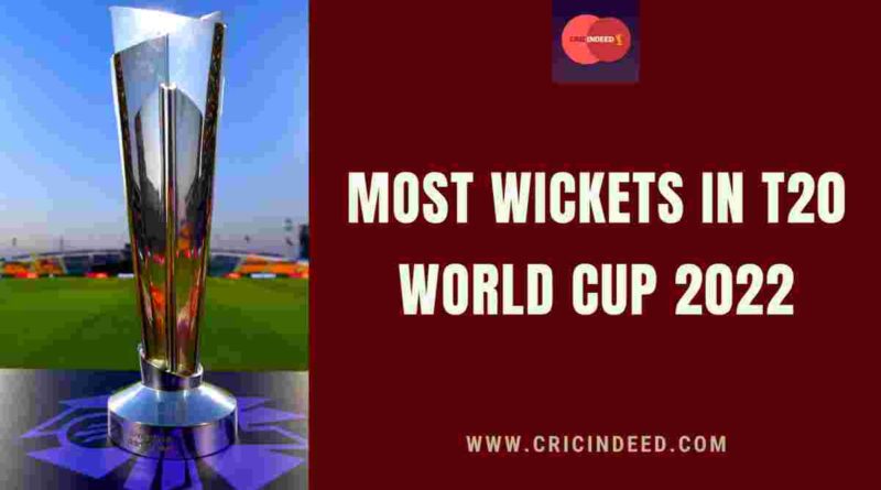 most wickets in 2022 t20 world cup