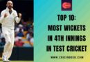 Top 10: Most Wickets in 4th Innings in Test Cricket