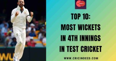 Top 10: Most Wickets in 4th Innings in Test Cricket