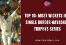 most wickets in a single bgt series