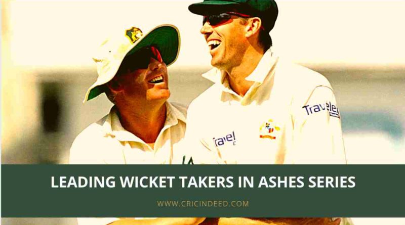 most wickets in ashes