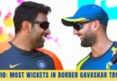 most wickets in border gavaskar trophy