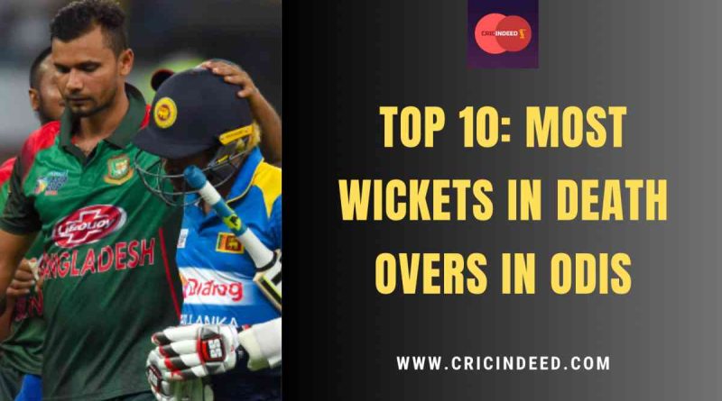 most wickets in death overs in odi